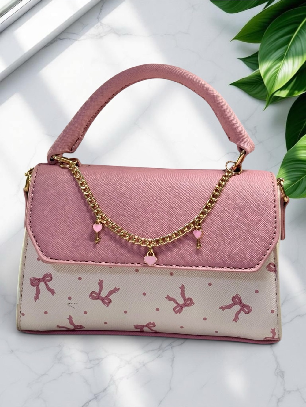 Pink Purse + Mini Perfumes + Lipstick | Perfect Gift & Travel Set - Picture 4 of 7